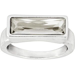 Silpada White Crystal Sterling Silver Ring